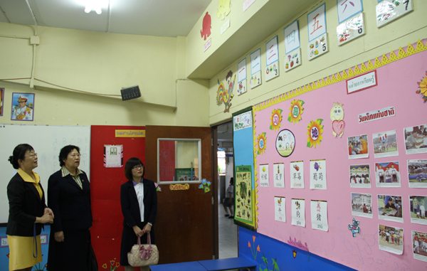 曼松德昭帕亚皇家师范大学孔子学院访问培知公学