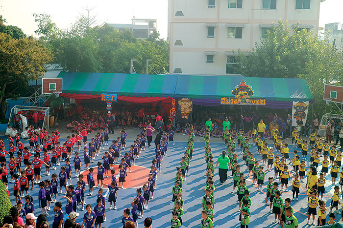 培知公学2562学年校内分色运动会成功举办