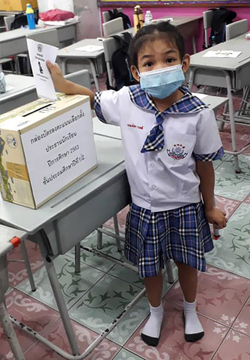การเลือกตั้งประธานนักเรียน ปีการศึกษา 2563 การเลือกตั้งประธานนักเรียน ปีการศึกษา 2563