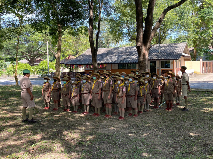 กิจกรรมเข้าค่ายพักแรมลูกเสือ - เนตรนารี ประจำปีการศึกษา 2565